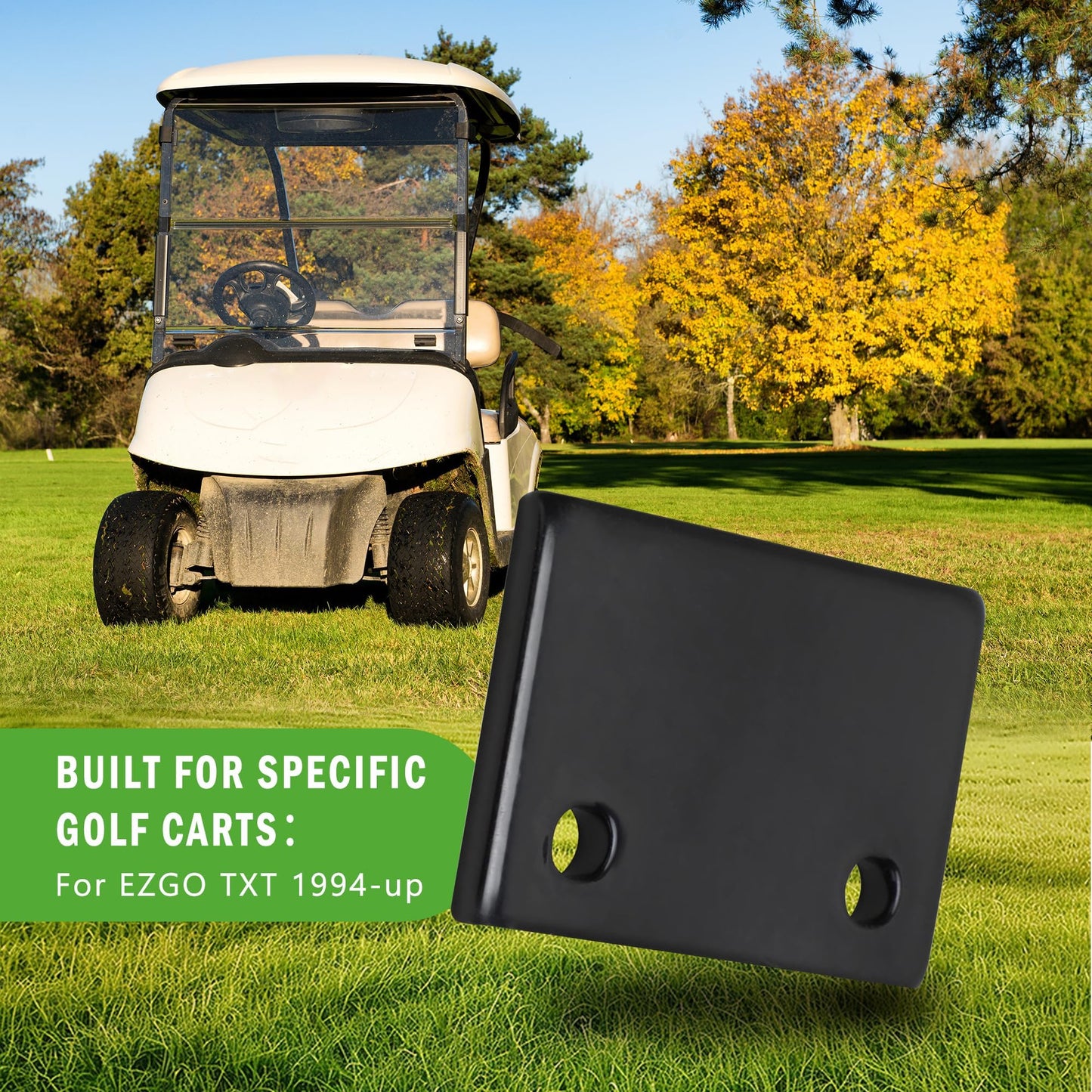10L0L Golf Cart Hill Brake Catch Bracket Plate for EZGO TXT and Medalist 1994-Up Gas or Electric Models, Replaces OEM 70080-G02, 70080G02