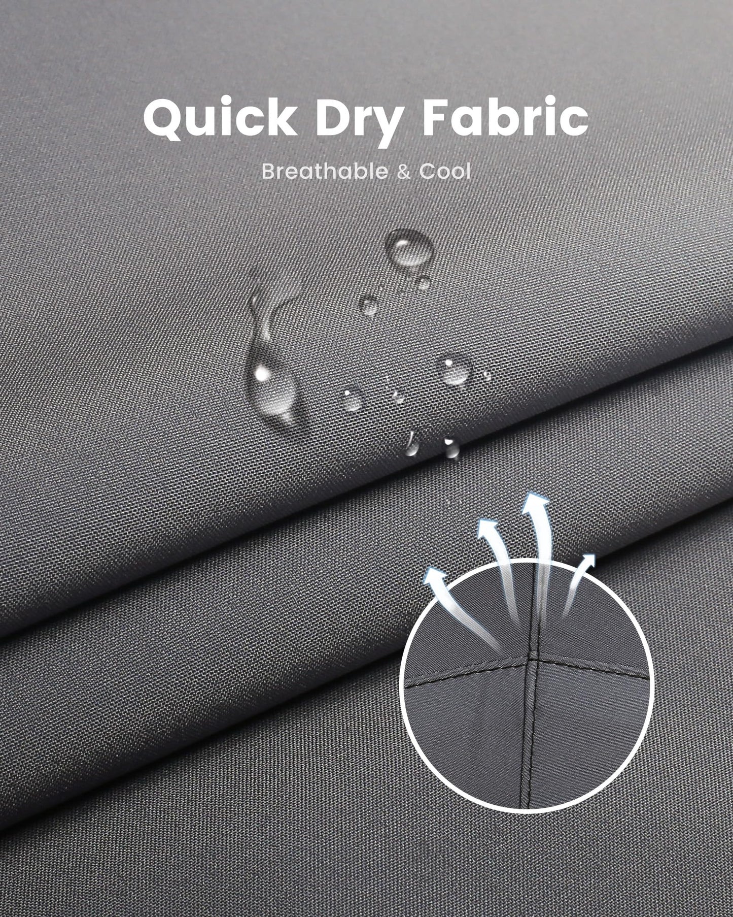 maamgic 2 in 1 Mens Swim Trunks 7 Inch Swim Shorts Swim Suits Board Shorts Gray Gradient Black M