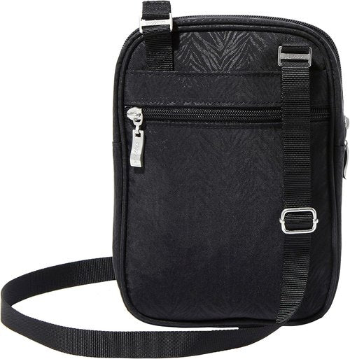 Baggallini Journey Crossbody Bag - Lightweight RFID Travel Handbag for Women | 9x6 Inches
