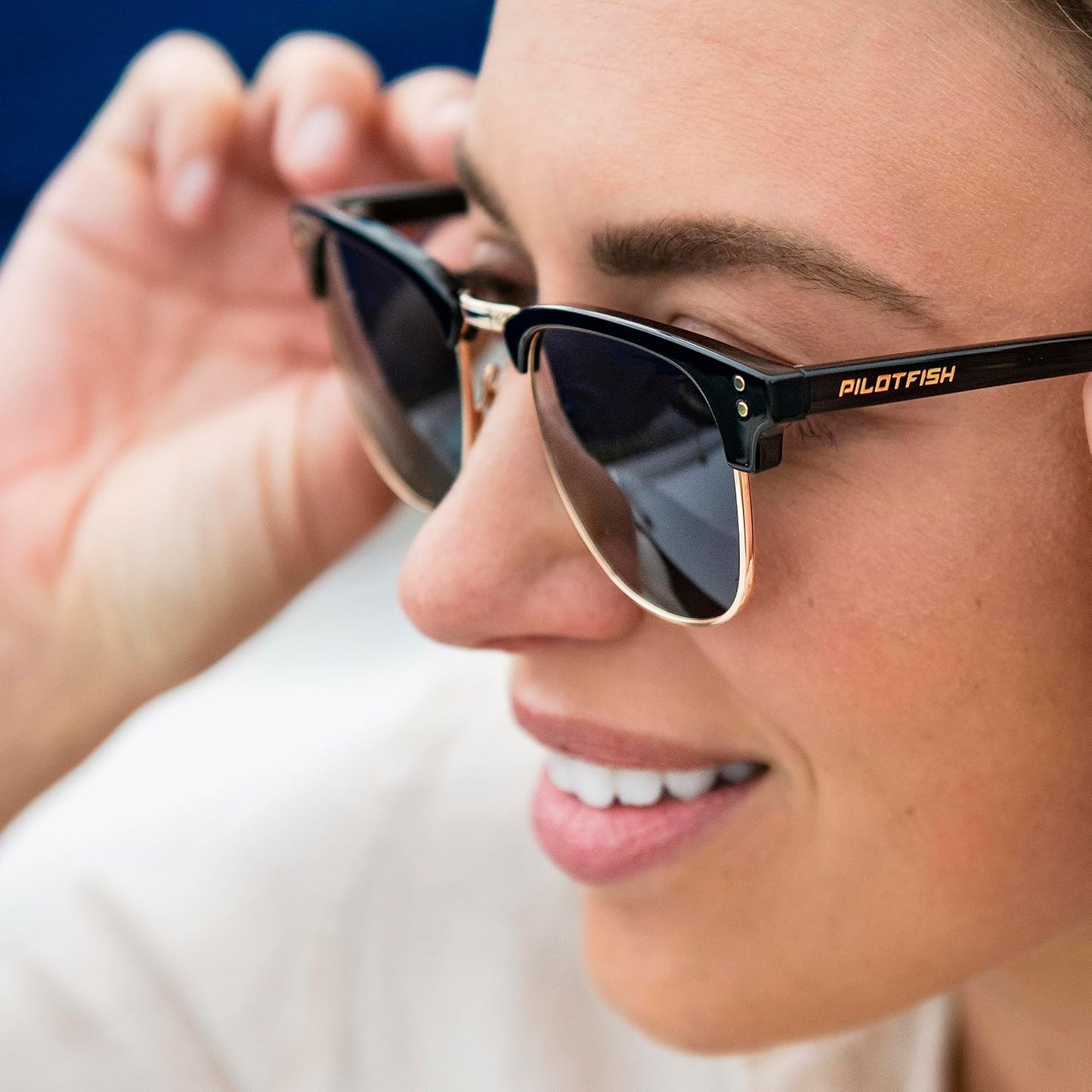 Pilotfish Polarized Sunglasses - TR90 Frame with Anti-Reflective UV400 Lens for Men & Women