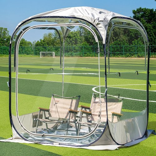 East Oak Weather Sports Tent - Pop Up Bubble Tent for Fishing & Events | Instant Sun & Rain Shelter, Spacious Interior
