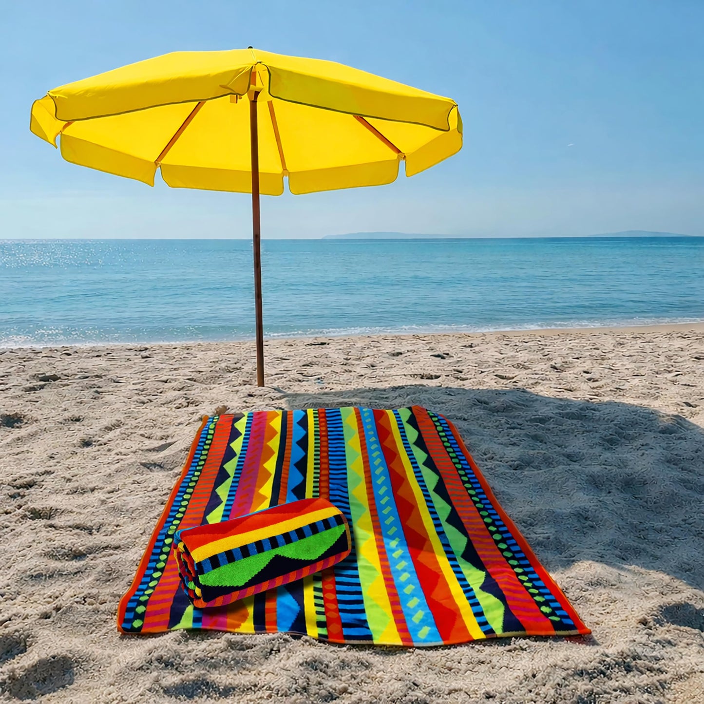 COTTON CRAFT Oversized XL Beach Towels - 39 x 68 inches - 2 Pack