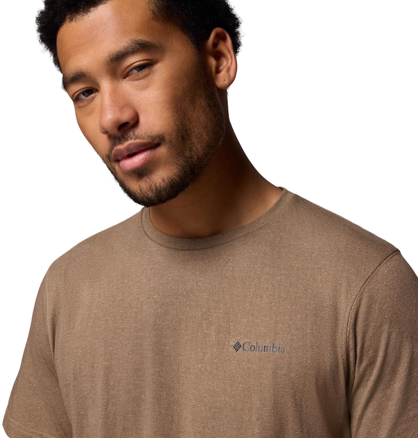 Columbia Mens Thistletown Hills Short Sleeve T-Shirt, Delta Heather, X-Large