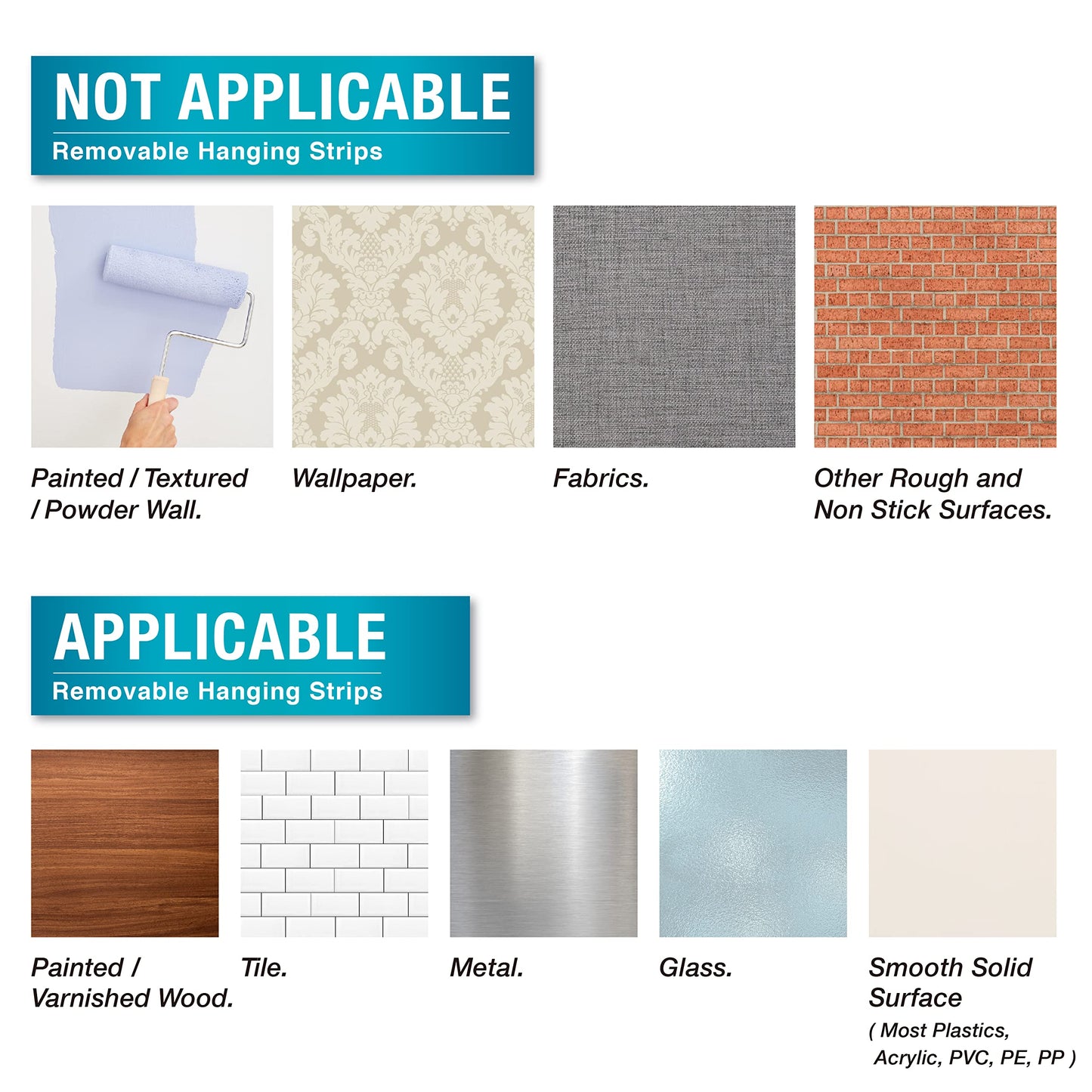 MOVELYST 30 Small Hooks+40 Removable Strips, Clear Wire Utility Hooks with Adhesive Strips Damage-Free, No Tools Wall Hooks for Hanging Heavy Duty, Value Pack