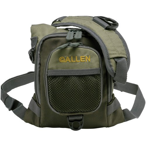 Allen Company Bear Creek Micro Fly Fishing Chest Pack, Fits 2 Medium Tackle/Fly Boxes, Green