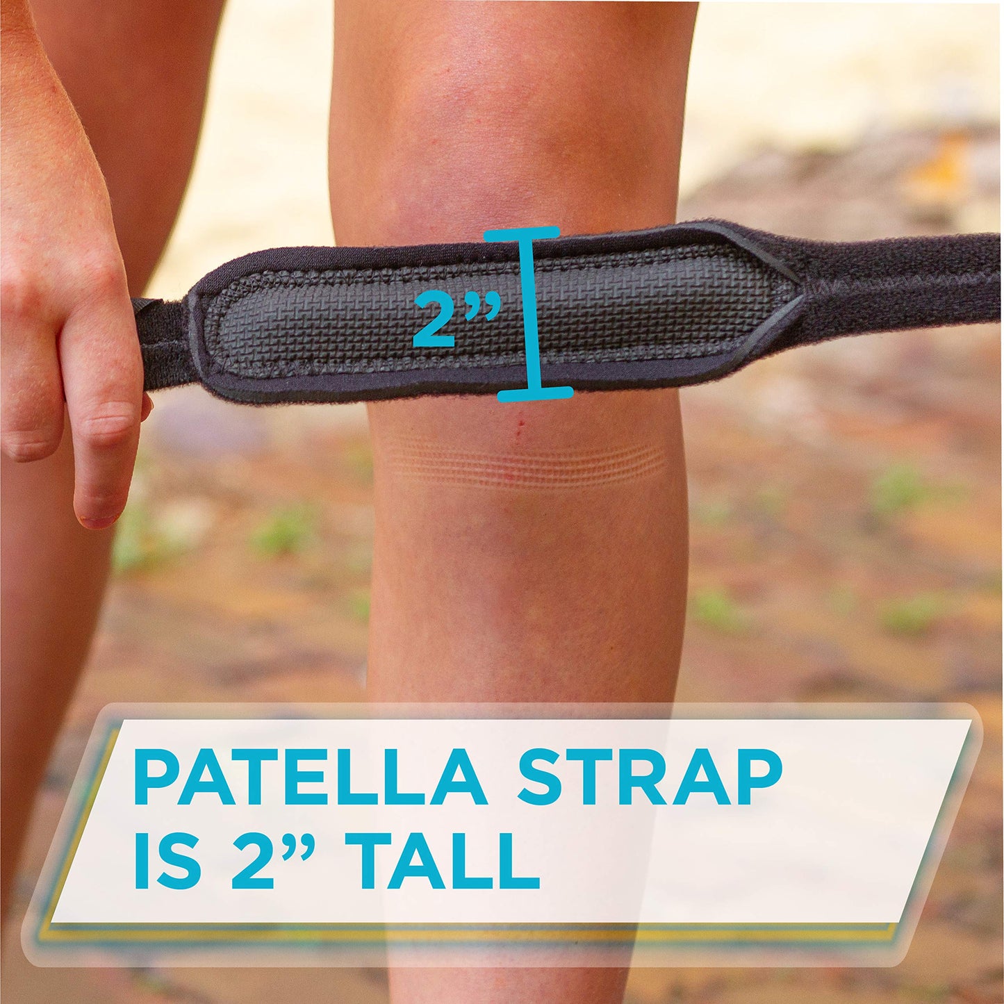 BraceAbility Kids Knee Band - Youth Patellar Tendon Support Strap Child Osgood Schlatter Brace for Jumpers Knee, Patella Tendonitis, Sports Wrap for Running, Soccer, Volleyball, Basketball (S)