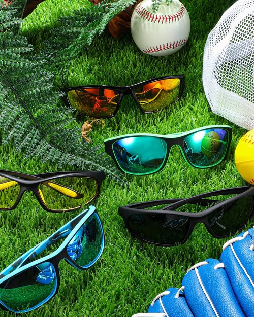 Kanayu 12 Pairs Men Polarized Sunglasses bulk Sports sunglasses UV Protection Driving Glasses for Baseball Cycling Fishing Running Golf Outdoor Activities