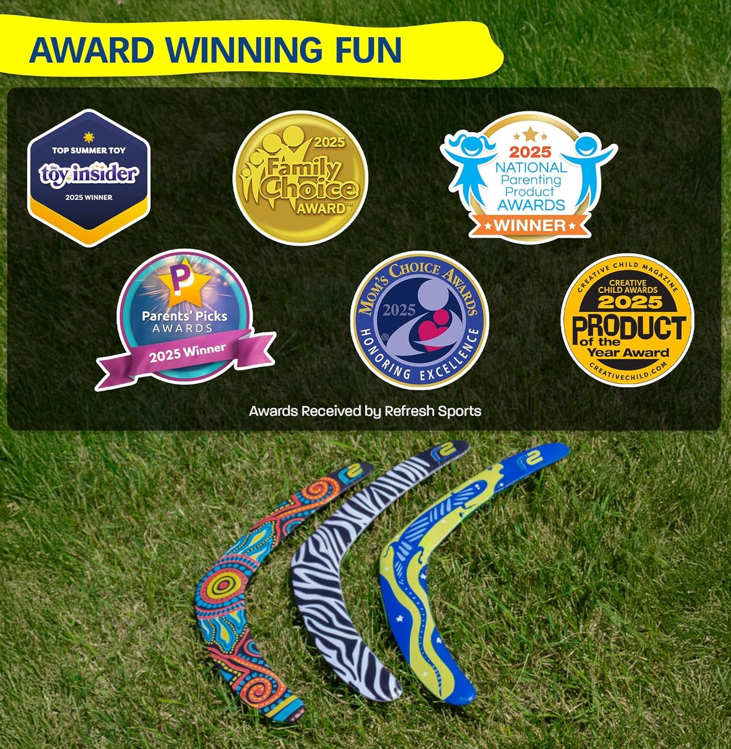 Skiennix Outdoor Flying Boomerang Toy - Fun Beach Game for All Ages | Soft Backyard Toy for Kids & Adults