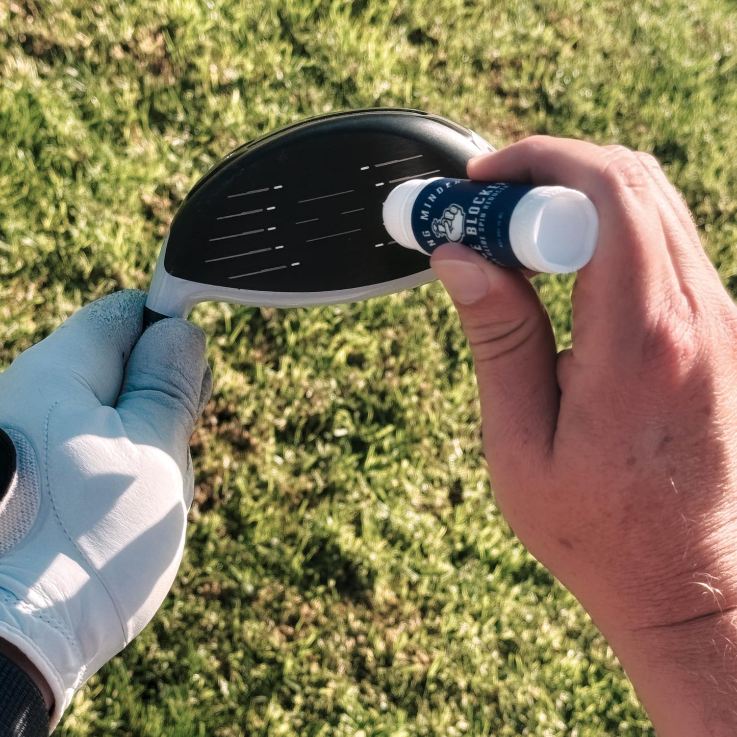 Swing Minder Slice Blocker Spin Reducer | Anti Slice Golf Stick for Straighter Drives | Cool Golf Gadget for Men | Reduces Sidespin & Improves Ball Flight Control