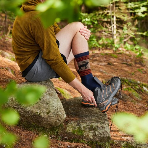 Darn Tough Men's Vangrizzle Boot Midweight Hiking Socks (Style 1980) - Eclipse, Medium