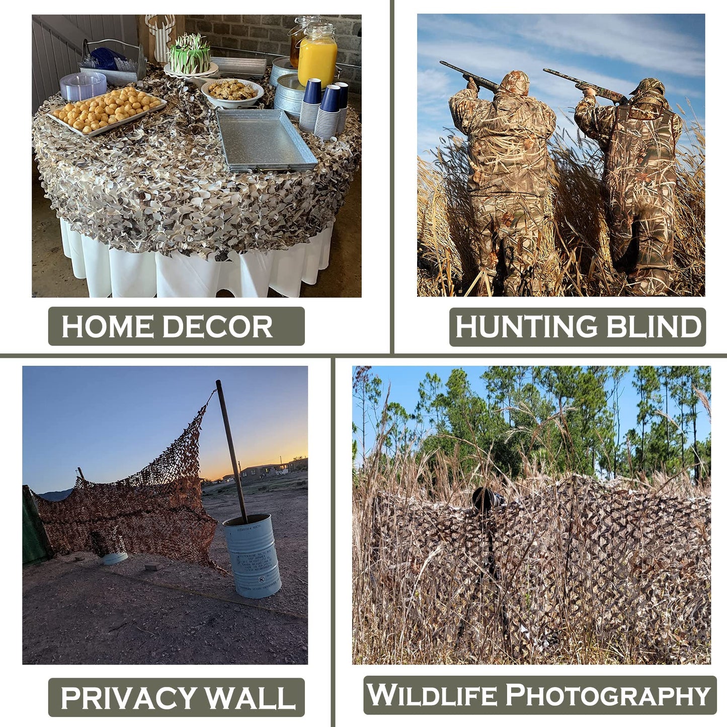 Yeacool Camo Netting Camouflage Netting Bulk Roll Burlap Camo Tarp Sunshade Net for Hunting Blind Dinosaur Birthday Military Theme Party Decoration Bird Watching(Dry Grass, 6.5ftx4.9ft, 2m*1.5m)