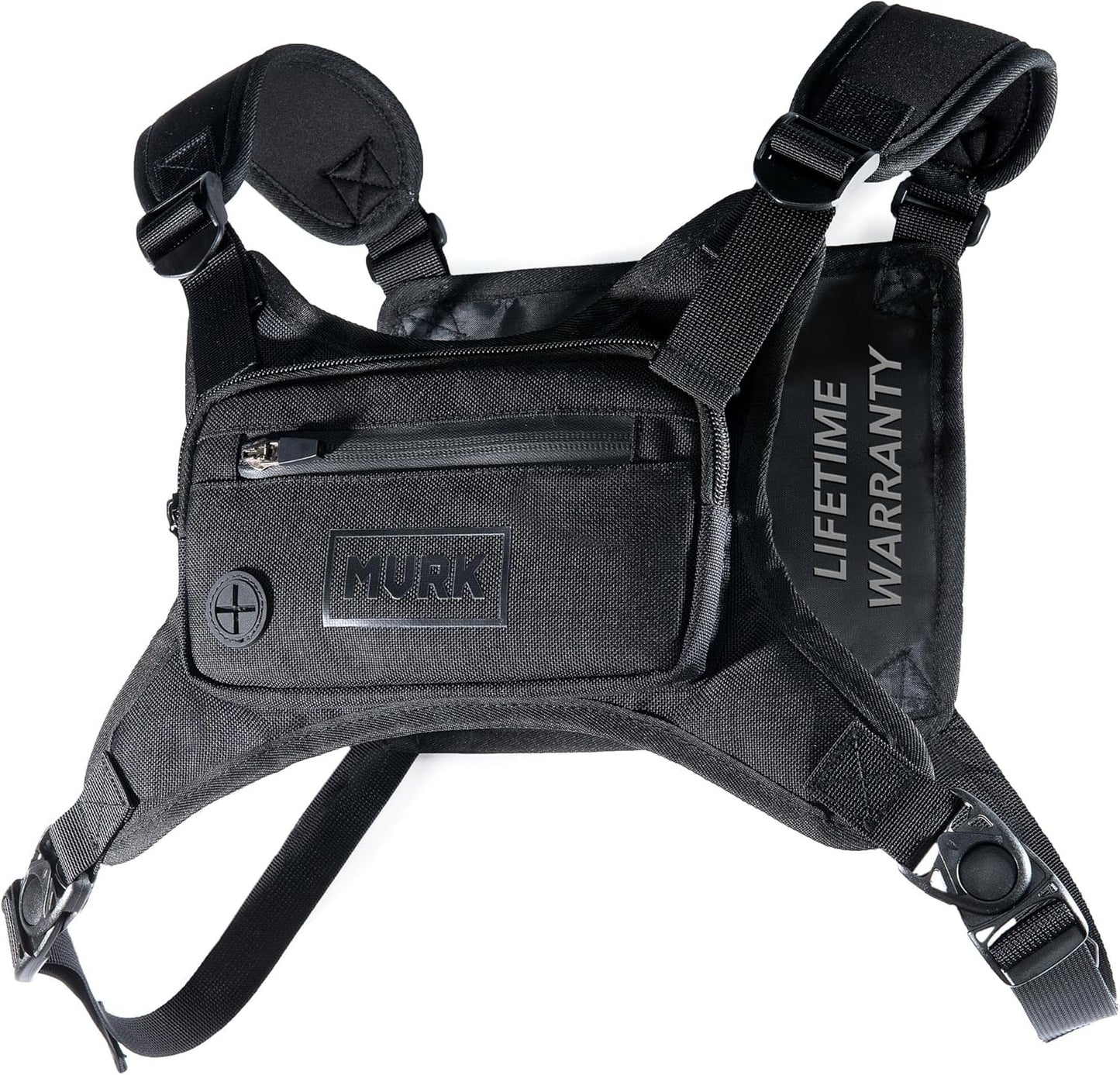 MVRK Water Resistant Running Vest - Lightweight Chest Pack with Phone Holder & Reflective Detail