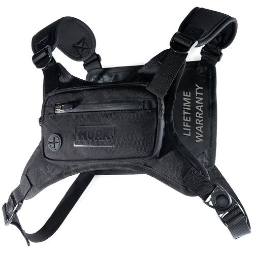 MVRK Water Resistant Running Vest Chest Pack, Phone Holder for Running, Lightweight Training Pack with Extra Storage & Reflective Detail