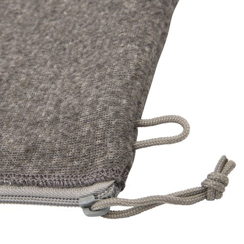 Allen Company Lockable Handgun Storage Pouch with Writeable ID Label, Compact 5" to 7" Handguns, Gray