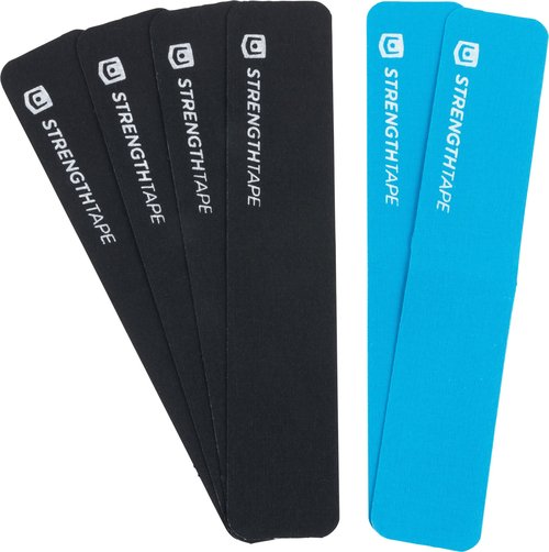 StrengthTape Kinesiology Tape, K Tape Taping Kit, Premium Sports Tape Provides Support and Stability to The Target Area, Back & Neck, Blue, StrengthTape Kinesiology Taping Kit