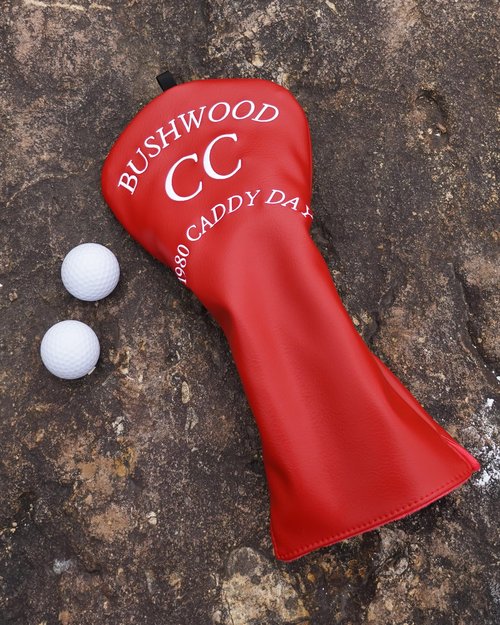 Tiki Totem Golf Club Covers Driver Head Covers for Golf Clubs, Big Teeth Hawaiian 460cc Wood Golf Head Covers, Driver Headcover Funny (Red Caddyshack)