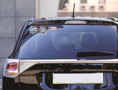 Puerto Rico Sticker Decal Set - Waterproof Vinyl - 10pcs