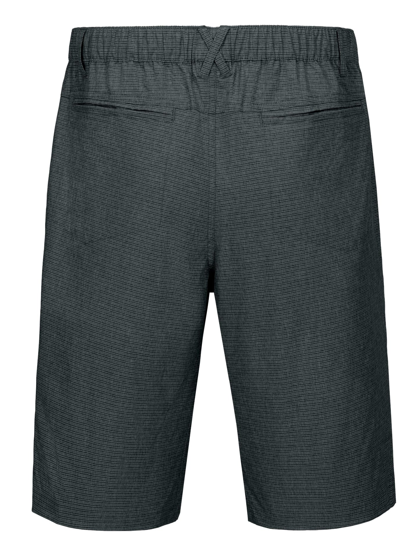 Little Donkey Andy 12 Inch Inseam Golf Shorts for Men Bermuda Quick Dry Elastic Waist Shorts for Hiking Travel Casual Black L