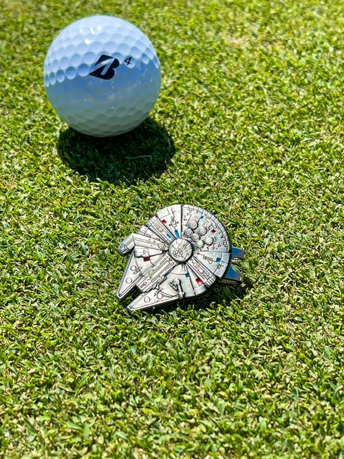 LookGoodGolf Falcon Golf Ball Marker (3 - Pack) w/Magnetic Hat Clip, Fun Golf Gift and Accessories for Men and Women