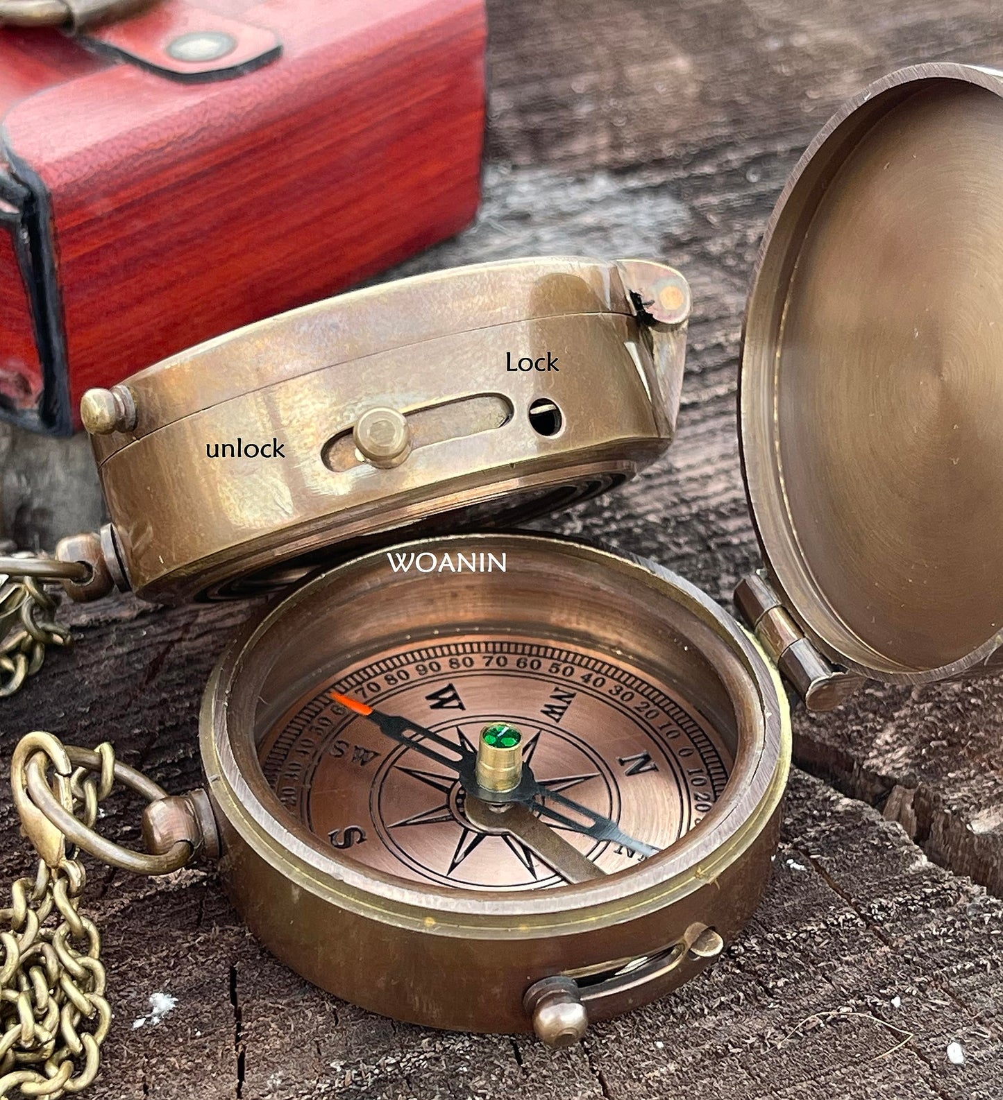 Personalized Son Gifts, to Our Son Gift Compass / 100 Year Calendar Compass, Personalized Compass Gift for Son/to Our Son Gifts/Son Gift (Our Son- Mom & Dad)