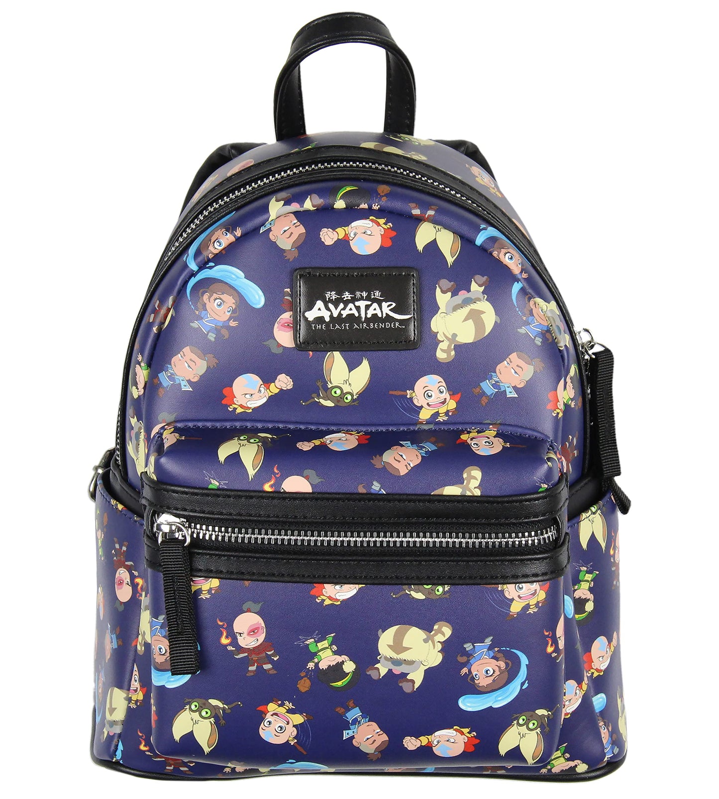 INTIMO Nickelodeon Chibi Avatar The Last Airbender Characters Aang Zuko Katara Appa Toph Sokka Mini Backpack 10"