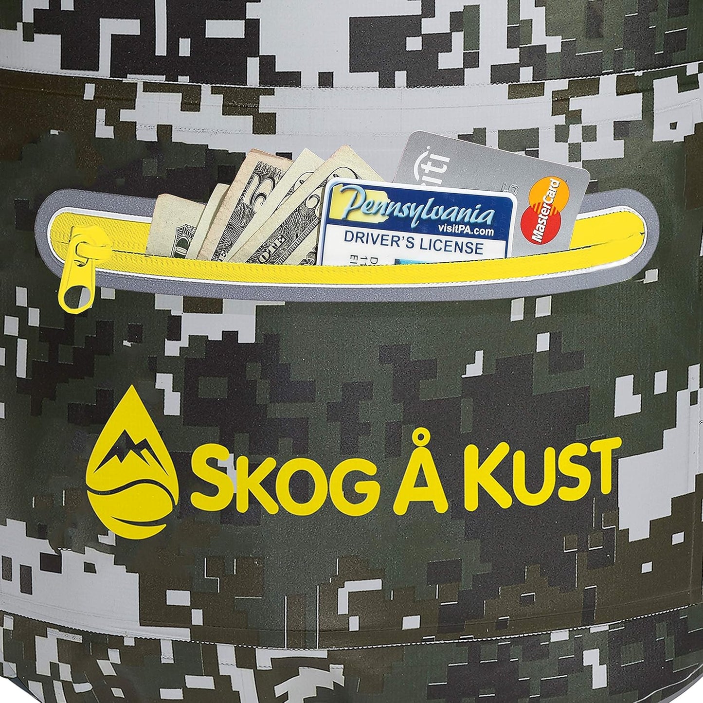 Skog Å Kust DrySak - Waterproof Roll Top Travel Bag for Outdoors - Available in 5, 10 & 20 Liters