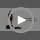 Golf Push Cart with 360° Swivel Front Wheels - Gray