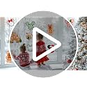 Gingerbread Christmas Window Clings - 9 Sheets Decorations