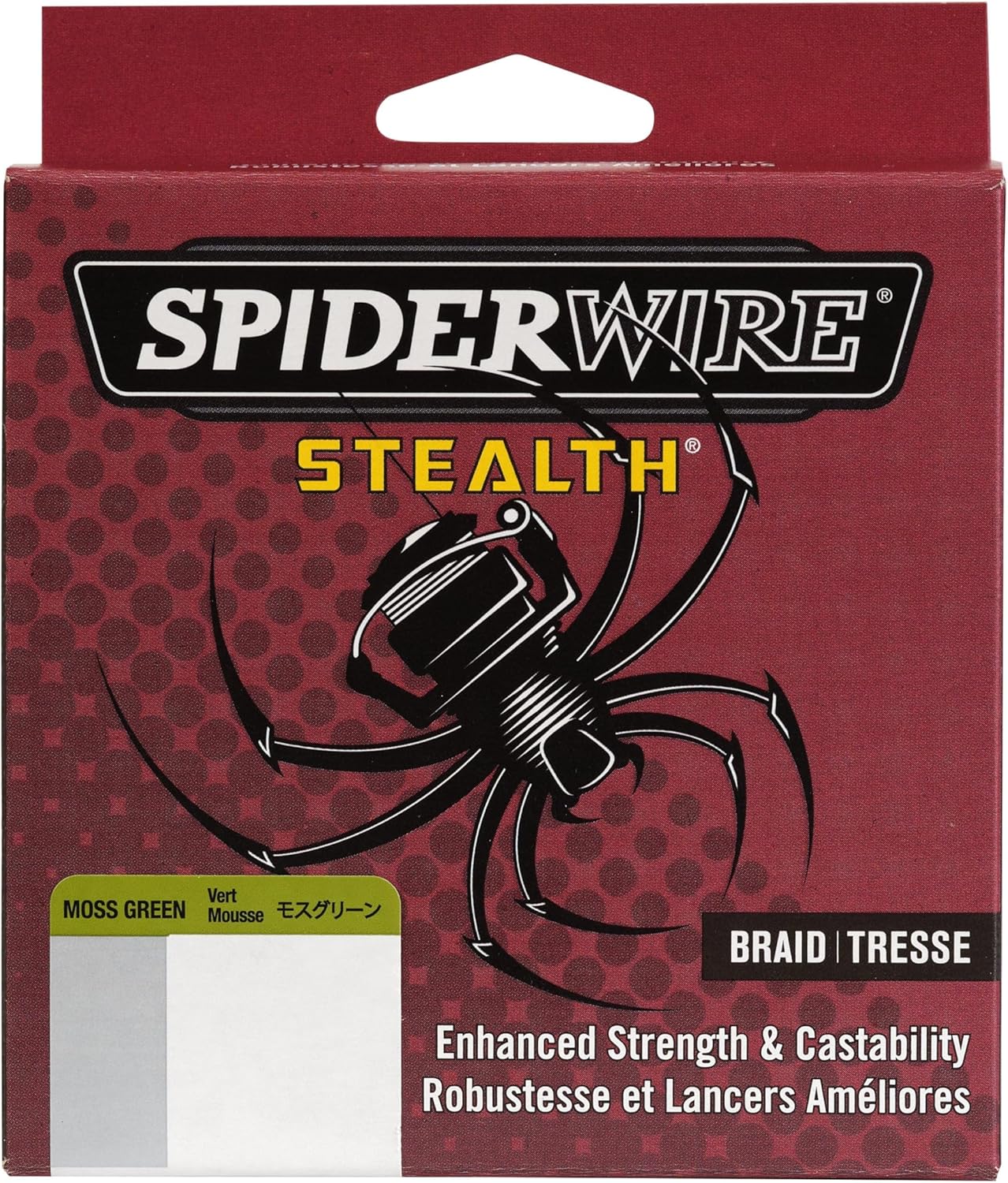 SpiderWire Stealth Braid Fishing Line - Durable, Low-Visibility Design | 150 Yards, Green