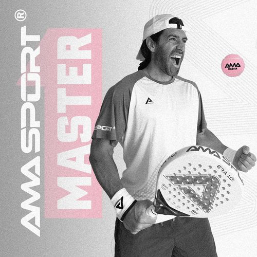 AMA SPORT Padel Balls 1 Tube of 2 Pressurized Padel Tennis Balls Meets Competitions and Tournaments Standards Suitable for Any Surface or Sites (Pink Master)