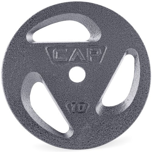 CAP Barbell Standard 1-Inch Grip Plates, Single, 10 Pound