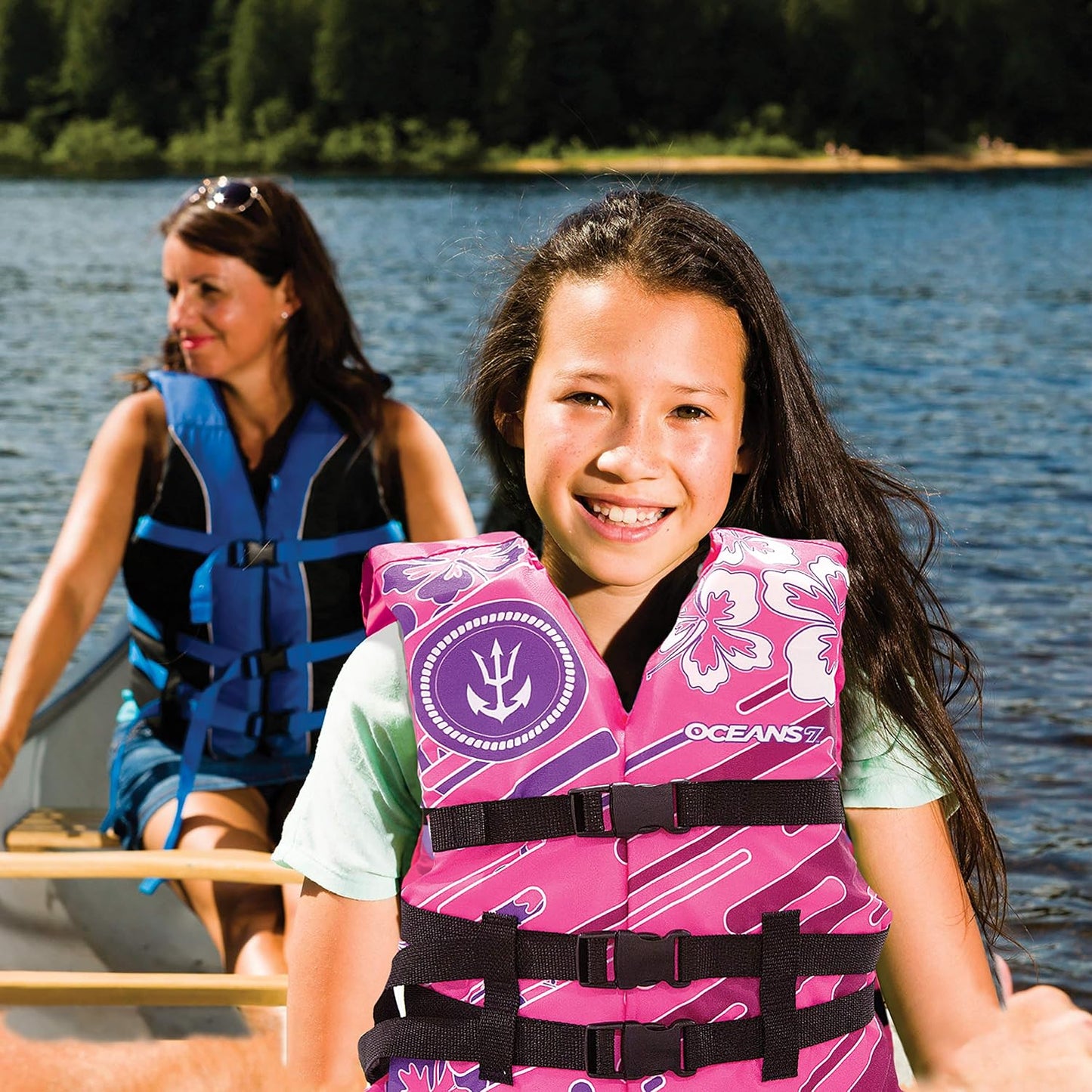 Oceans 7 Life Jacket - US Coast Guard Approved Infant & Youth Personal Flotation Device | Type II & III