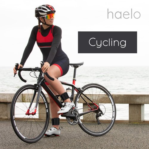 Haelo Hoops - Set of 2 (1lb Each) | Adjustable Wearable Wrist & Ankle Weights for Men and Women | Yoga, Dance, Barre, Pilates, Cardio, Aerobics, Walking (Pearl White)