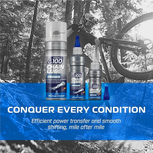 All Conditions Bike Chain Lube - All-Weather Lubricant for Bicycles & E-Bikes - Protects Against Wear & Corrosion - 120ml (4.06 oz)