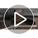 Topstache Large Darkbrown Leather Multitool Sheath for EDC Belt Organizer for Leatherman & Gerber