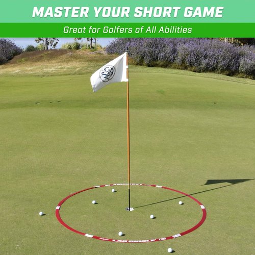 GoSports LAG Circle Putting and Chipping Training Tool - Includes 6 ft and 3 ft Circles