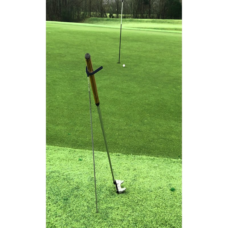Mobile Pro Shop V-Shaped Golf Club Stand Keeps Your Clubs Clean, Dry & Visible, V-Stick Club Stand Made of Highly Durable Stainless Steel - Easy to Carry Golf Club Holder