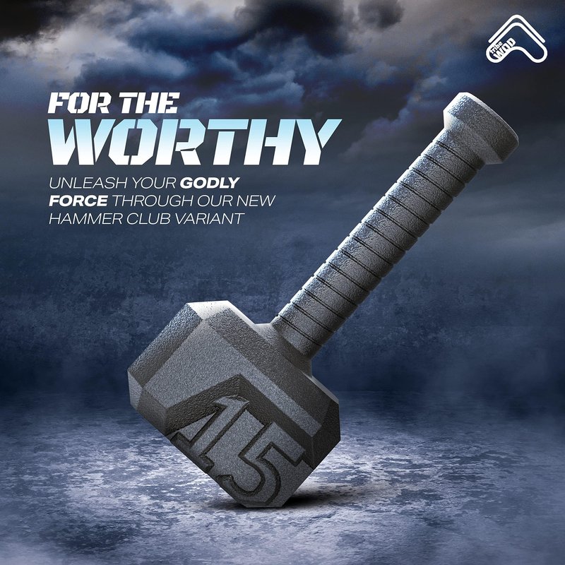 Tribe WOD Workout Hammer Kettlebell 15-70lb Adjustable - Cast Iron Strength Training Kettlebells for Muscle Building, Cardio Fitness, Hammer Strength Gym Equipment for Men and Women - Powder-Coated