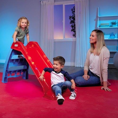 Little Tikes Light-Up First Slide - Fun Indoor/Outdoor Play for Kids | Bright Red Color