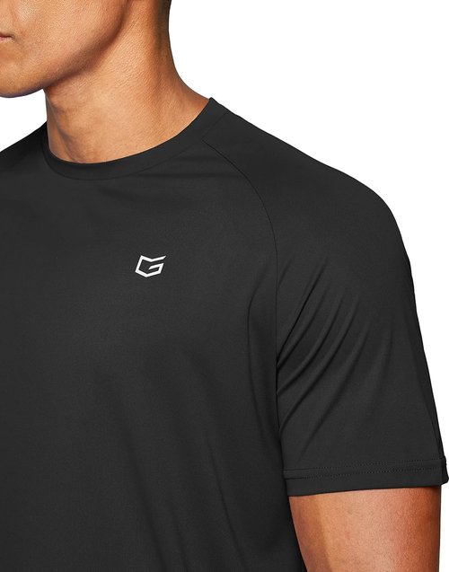G Gradual Men's Quick Dry Workout T-Shirts - Lightweight Cooling Short Sleeve Gym Tees for Running & Hiking
