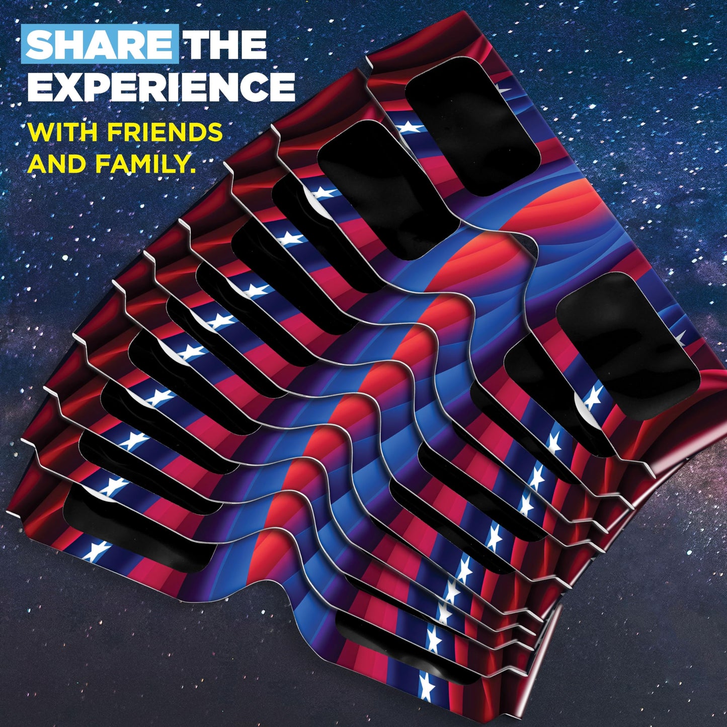 Medical king Solar Eclipse Glasses (10 pack) 2024 CE and ISO Certified Safe Shades for Direct Sun Viewing Approved 2024