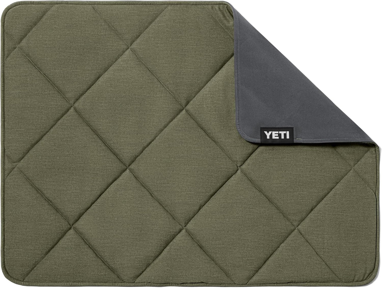 YETI Lowlands Blanket - Cozy Small Size in Olive Green for Ultimate Comfort