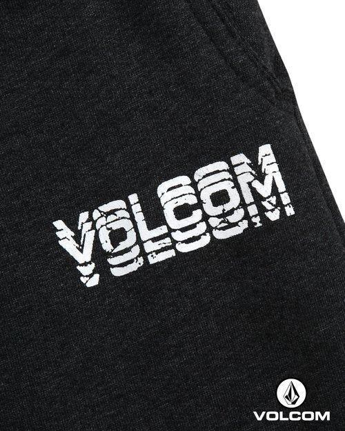 Volcom Boys Fleece Sweatpants - Ligthweight Athletic Boys Pants Relaxed Fit Youth Joggers with Pockets and Drawstring, Size 10-12, Charcoal Heather