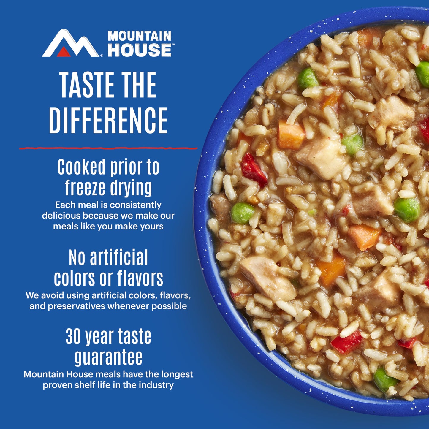Mountain House Freeze-Dried Dinner Entree | Backpacking Meals for Camping and Hiking, 4 Servings, 30-Year Shelf-Life, 2-Pack