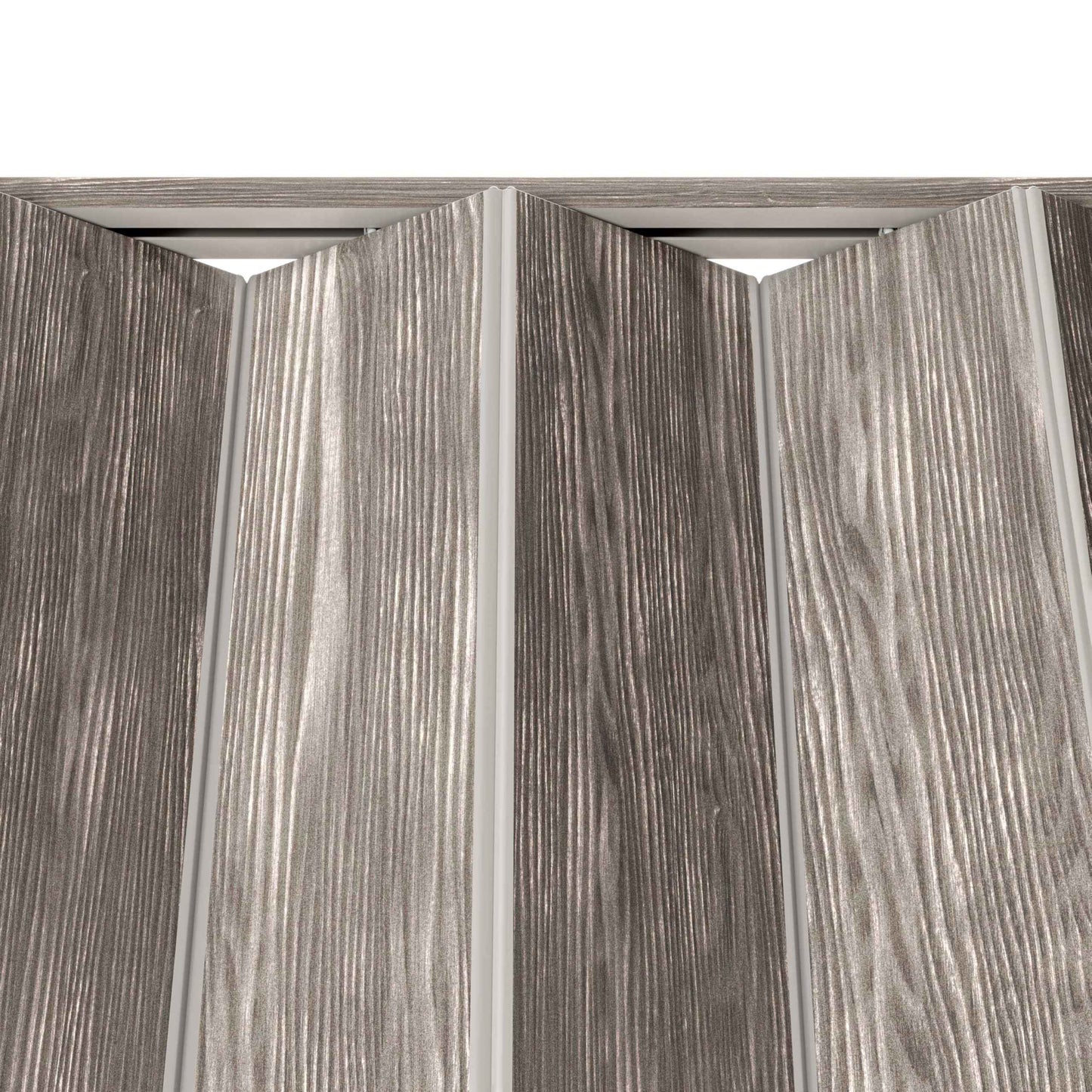 36" W Premium Foldable Accordion Doors, Double Walled Heavy Duty Folding Doors for Interior, Privacy Room Divider, Taupe