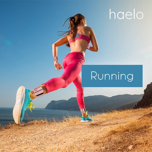 Haelo Hoops - Set of 2 (1lb Each) | Adjustable Wearable Wrist & Ankle Weights for Men and Women | Yoga, Dance, Barre, Pilates, Cardio, Aerobics, Walking (Pearl White)
