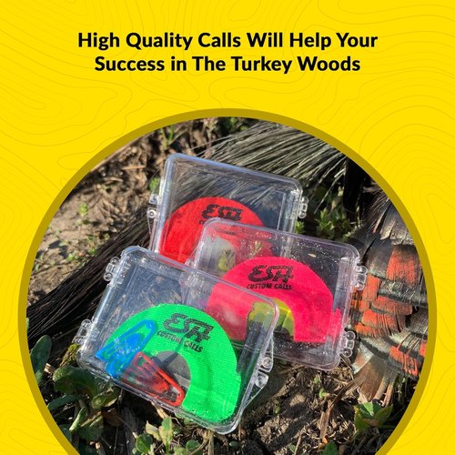 ESH Turkey Mouth Calls - Realistic Diaphragm Turkey Calls for Easy-Blow, High-Volume Hunting
