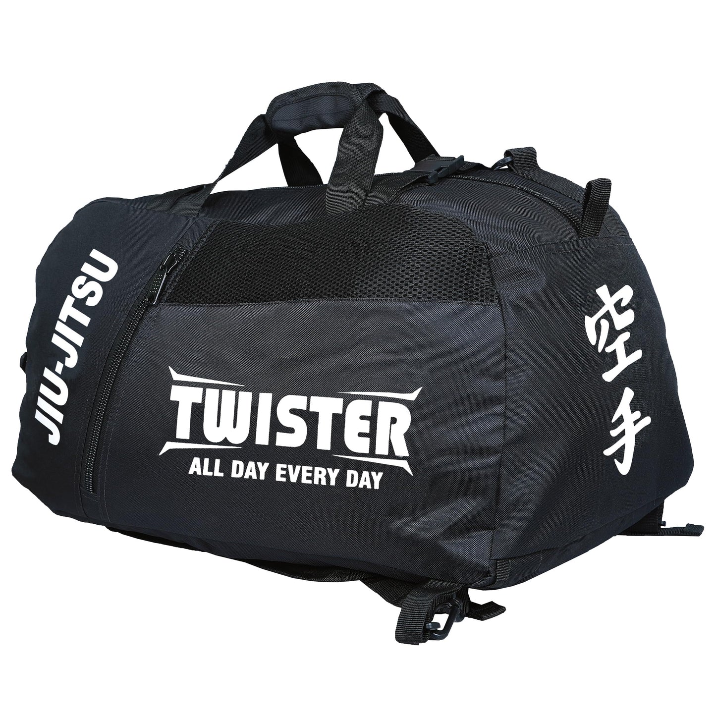 Jiu Jitsu Backpack | BJJ Bag Sports Duffel Bag (JIU JITSU BLACK)