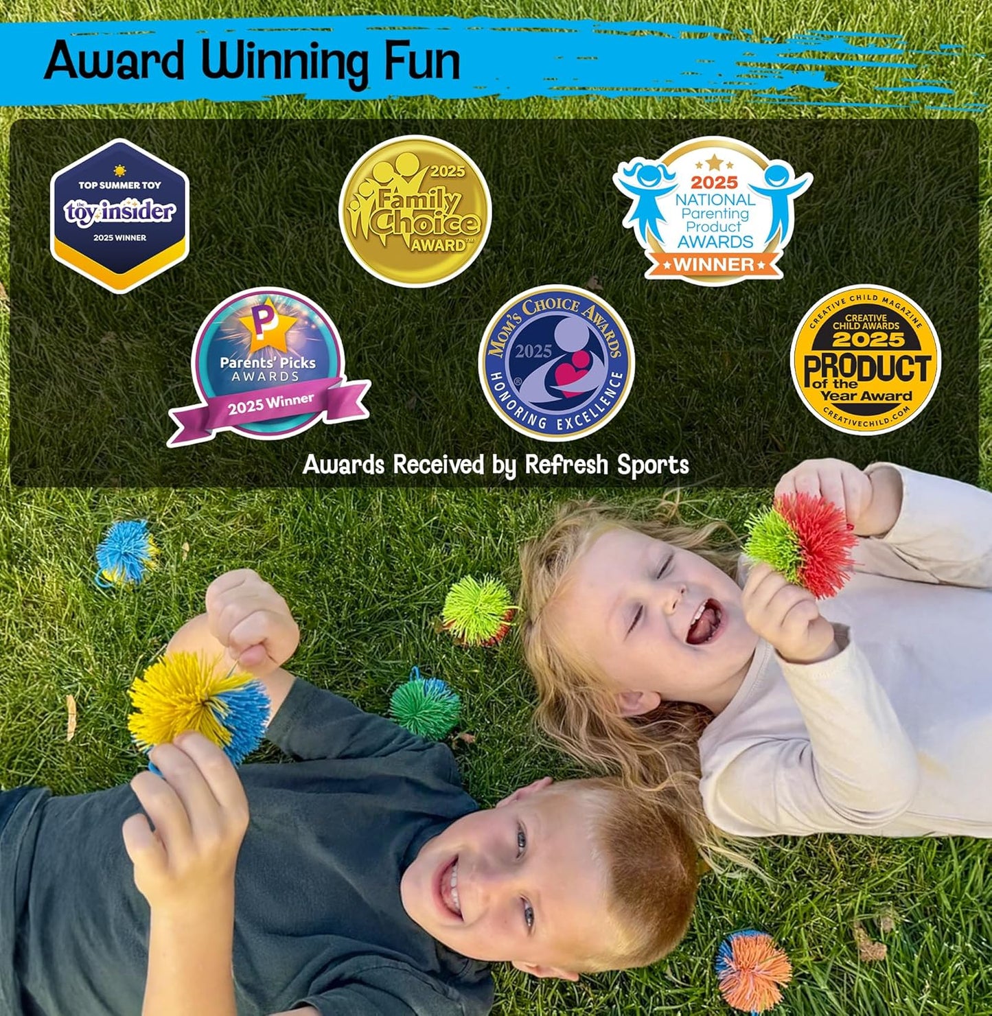 **Stringy Balls | 8-Pack Sensory Fidget Toys for Kids Ages 3-8 - Ideal Stress Relief Gifts**