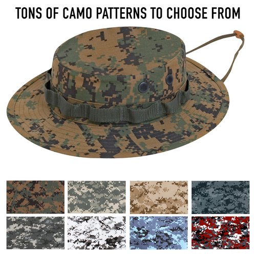 Rothco Digital Camo Boonie Hat - Ultimate Sun Defense for Outdoor Adventures - ACU Digital Camo - 7 1/4